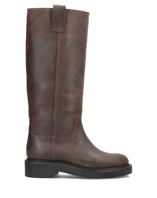 Madison Long Støvle - Brown Leather